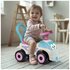 Dolu Loopauto Roze/Wit_