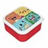 Pokémon Snackboxen 3-delig Rood/Zwart/Geel_