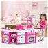 Dolu Barbie Speelkeuken + Geluid Roze_