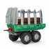 Rolly Toys 122158 RollyTimber Trailer 82x46x65 cm Groen_