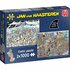 Jumbo Puzzel Jan Van Haasteren Geef Ons De Ruimte & Net Als In De film 2x1000 Stukjes_