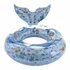 Little Dutch Ocean World Zwemring met Staart 91 cm Blauw/Transparant_