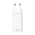 Hama Snellader + Kabel 2x USB-C PD/QC Mini-oplader 35W 1 m Wit_