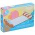 Hammock Opblaasbaar 120x72 cm Oranje/Wit_