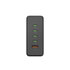 Hama USB Laadstation 5 Poorten GaN Snellader 4x USB-C 1x USB-A PD 240W Zwart_