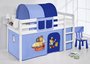 Halfhoogslaper Piraat blauw met tent_