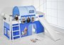 Halfhoogslaper IDA Star Wars Blauw met tent en glijbaan_